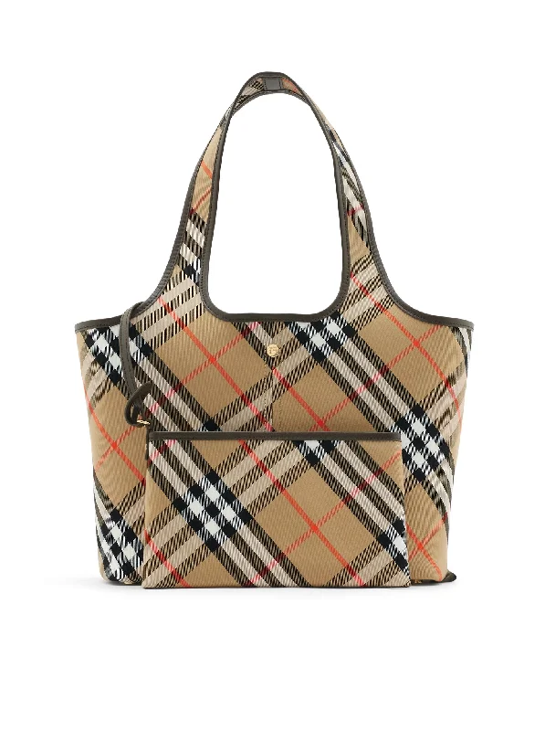 Small Check Tote Fashionable Handbags At Must-Have Prices