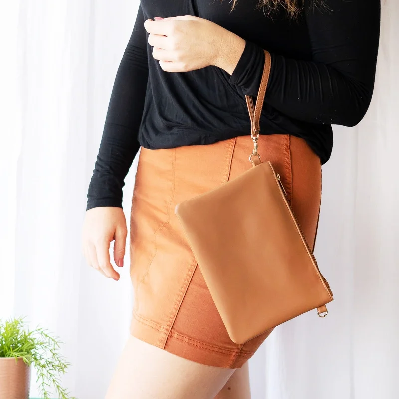Camel Madeline Wristlet Stylish Bags At Unbeatable Prices – Shop Now