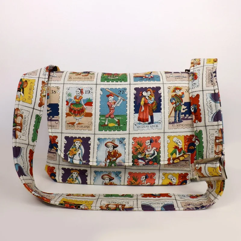 Cartas Marcadas Folklorico Messenger Bag #MB602 Limited-Stock Bag Clearance – Hurry