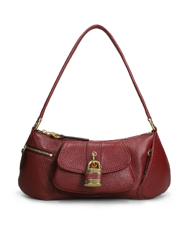 THE 99 SHOULDER BAG IN GRAINED LEATHER Elegant Bags, Limited Stock