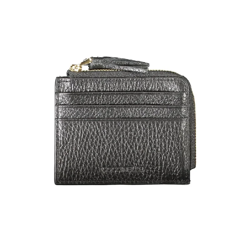 Coccinelle Black Leather Wallet Elegant Purses At Clearance Prices