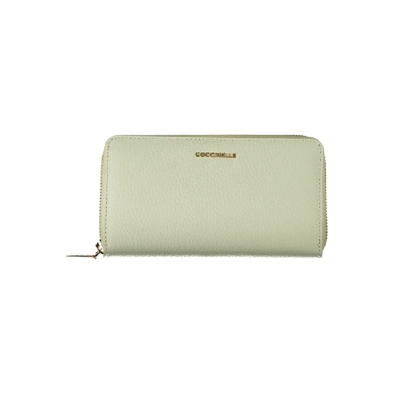 Coccinelle Green Leather Wallet Everyday Handbags At Wallet-Friendly Rates