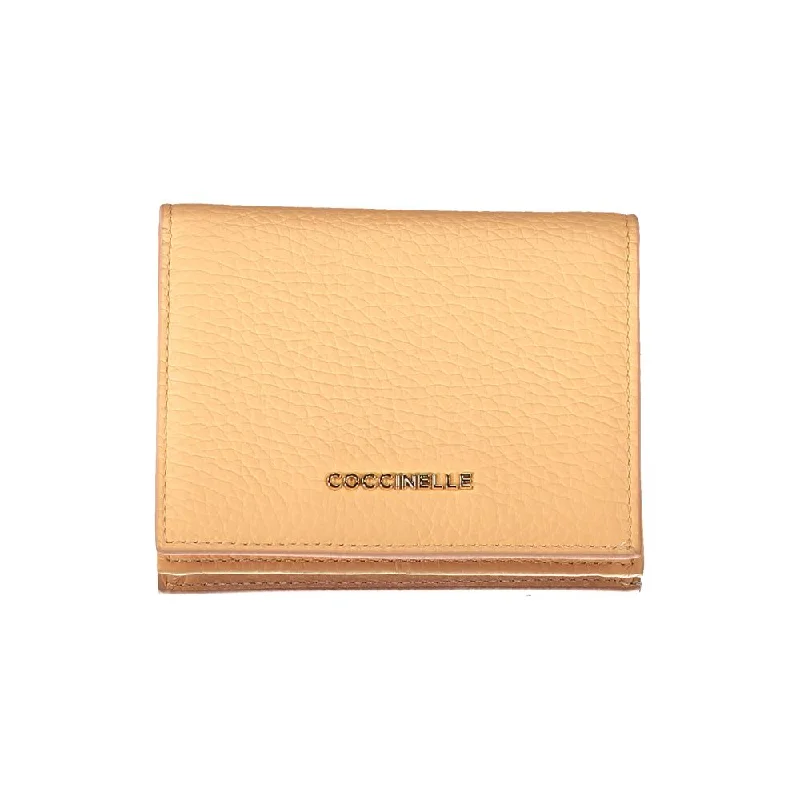 Coccinelle Orange Leather Wallet Iconic Handbags At Budget-Friendly Prices