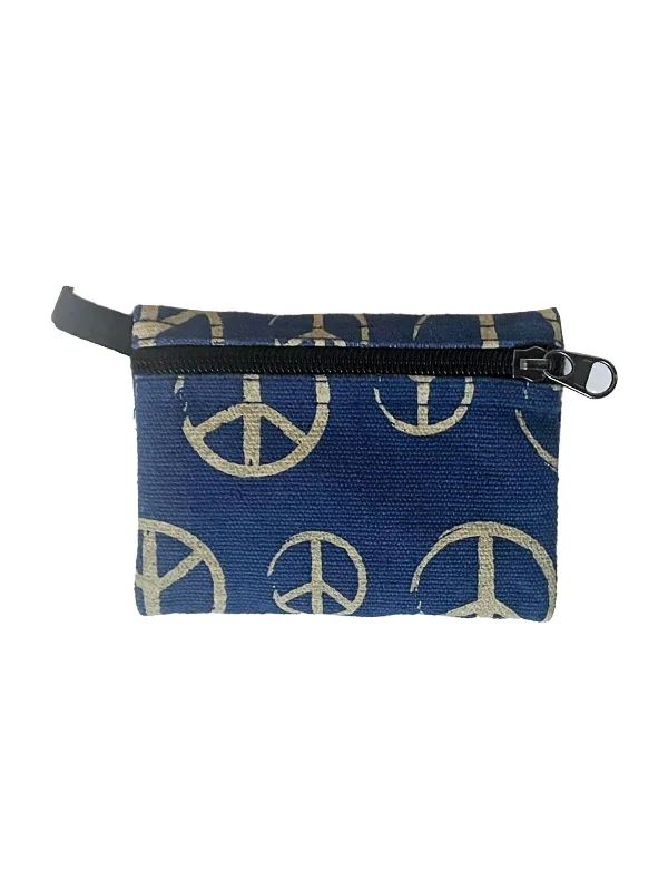 Coin Purse Peace Print Premium Handbags With A Touch Of Elegance