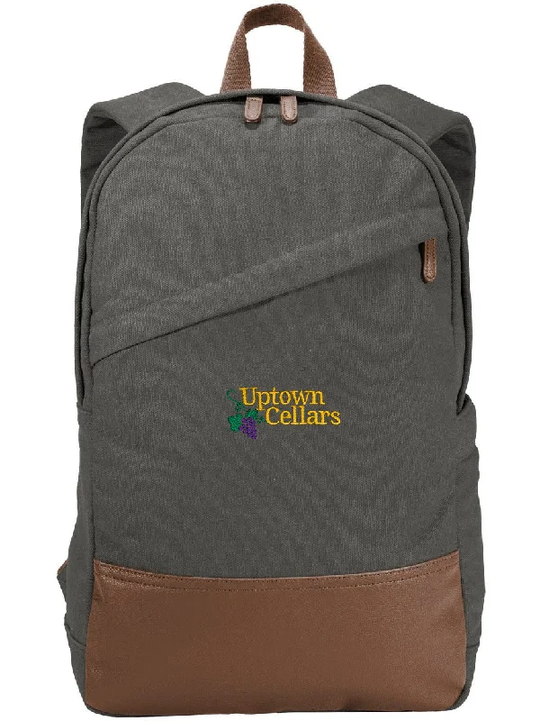 Port Authority Cotton Canvas Backpack Luxury Bags, Budget Prices