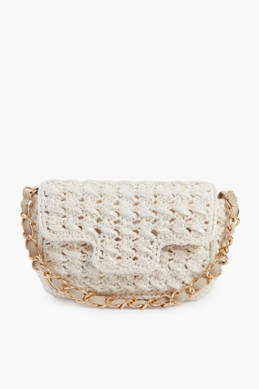 Cream Woven Shoulder Bag Best Deals On Premium Handbags
