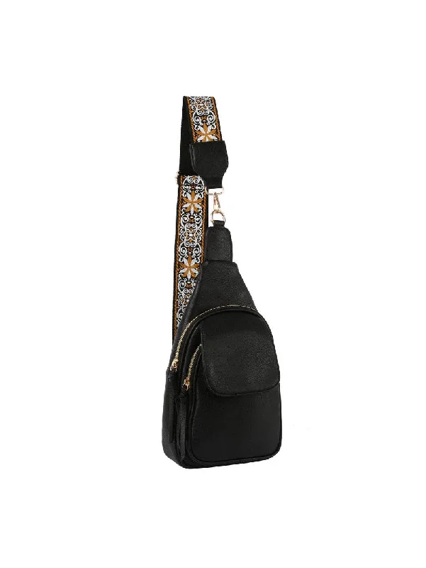 Flap front double zip sling backpack Fashion-Forward Bags, Now On Sale