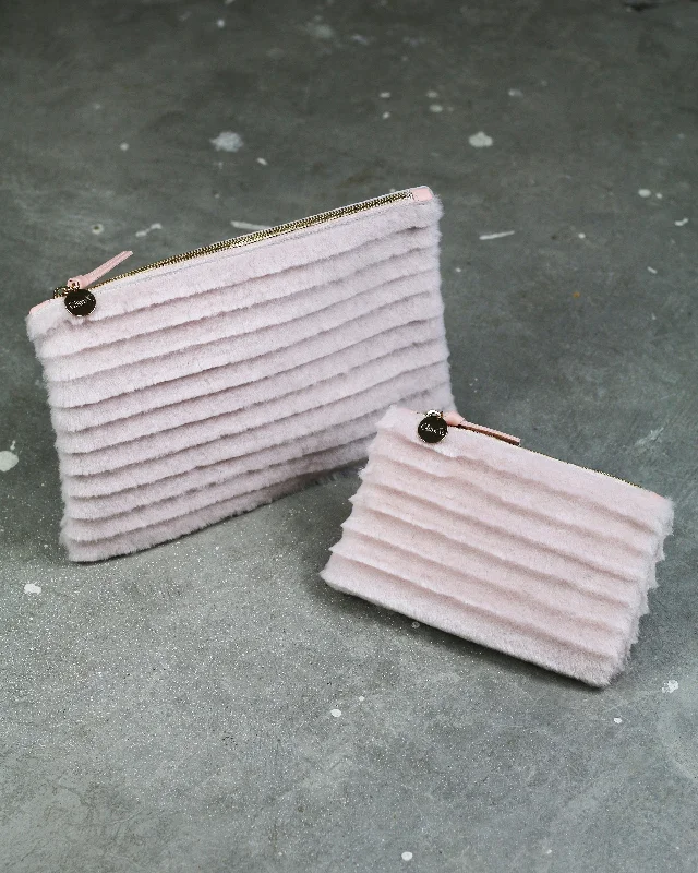 Flat Clutch – Blush Hair-On Grab Stylish Bags Before They Sell Out