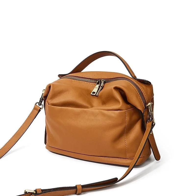 Genuine Real Cowhide Brown Bag Messenger Iconic Fashion Bags At Unbeatable Savings
