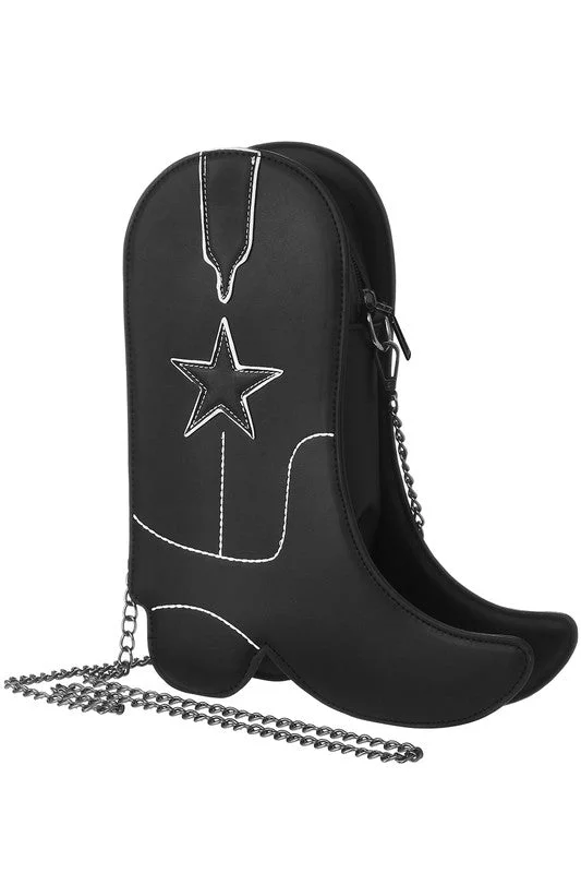 Giddy Up Crossbody Boot Bag- Black Elegant Purses, Shop & Save
