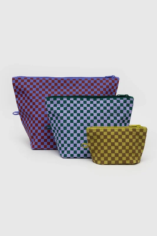 Go Pouch Set (Jewel Checks) Fashion Bags, Limited Offer
