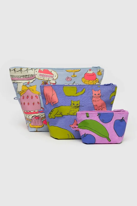 Go Pouch Set (Still Life) Designer Bags, Low Prices