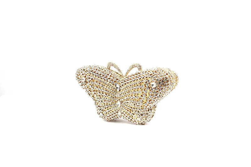 Gold/Clear Butterfly Clutch Unmissable Deals On High-Quality Designer Bags