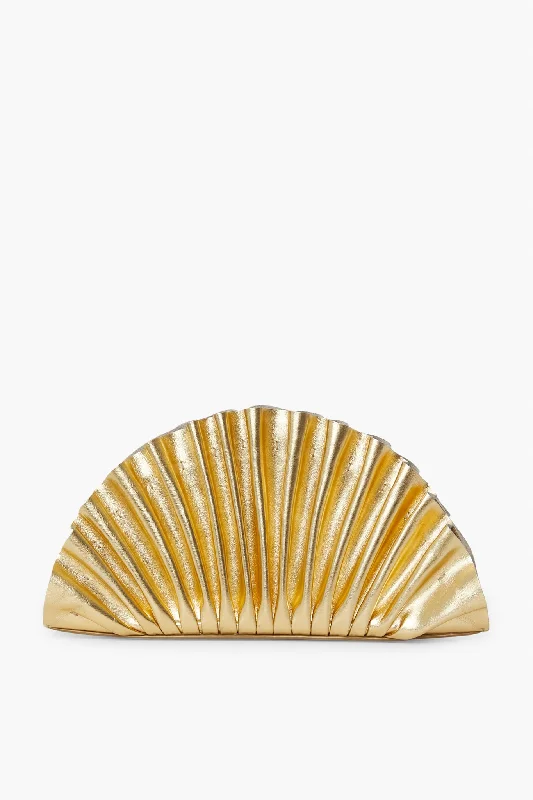 Gold Nala Mini Clutch Timeless Handbags, Flash Sale
