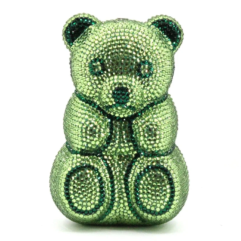 Green SW Gummy Bear Clutch Premium Handbags At Budget-Friendly Prices