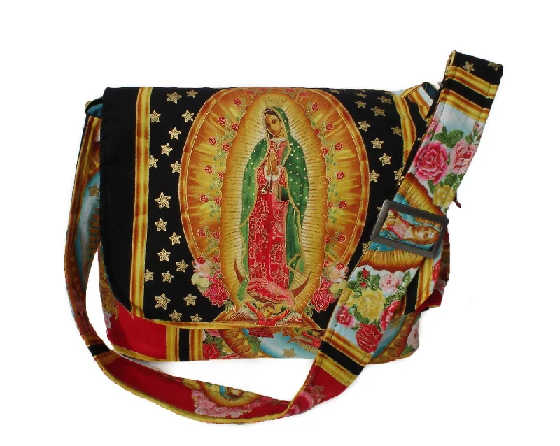 Guadalupe Virgin Mary Mexican Art Messenger Bag #MB548 Handbag Deals You'll Love