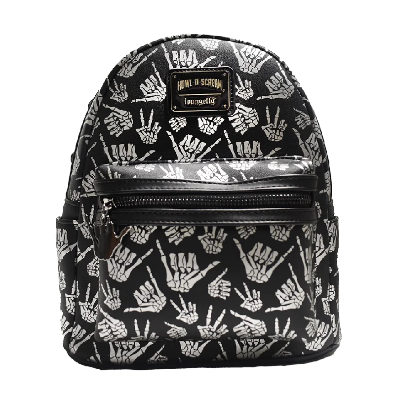 Howl-O-Scream Skeleton Hands Loungefly Backpack Best Handbag Sale Of The Season