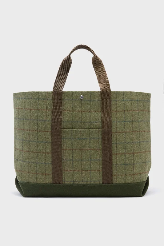 Hunting Tweed Bordeaux Tool XL Tote Trendy Bags, Huge Savings