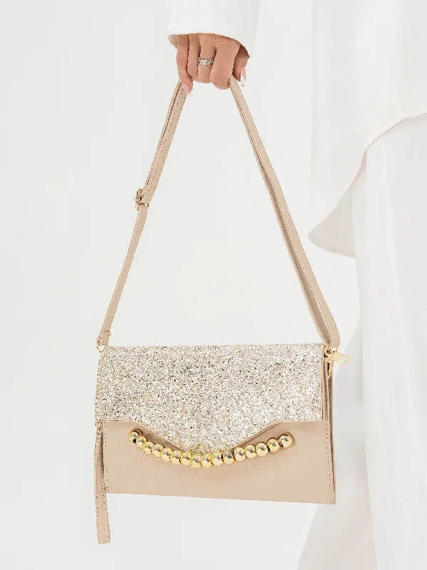 Glittered Envelope Clutch Luxury Bags, Budget Prices