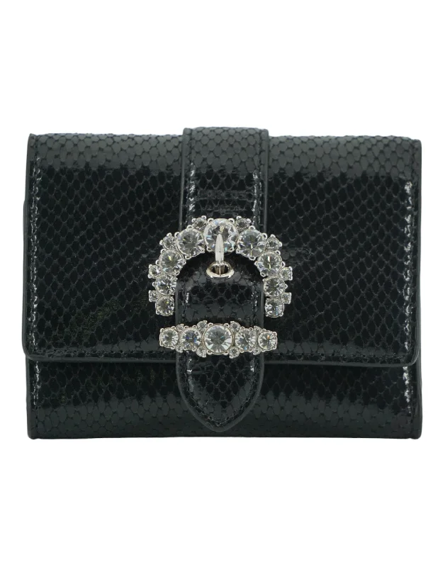 Jimmy Choo Black Leather Cheri Wallet Premium Quality Bags At Affordable Prices