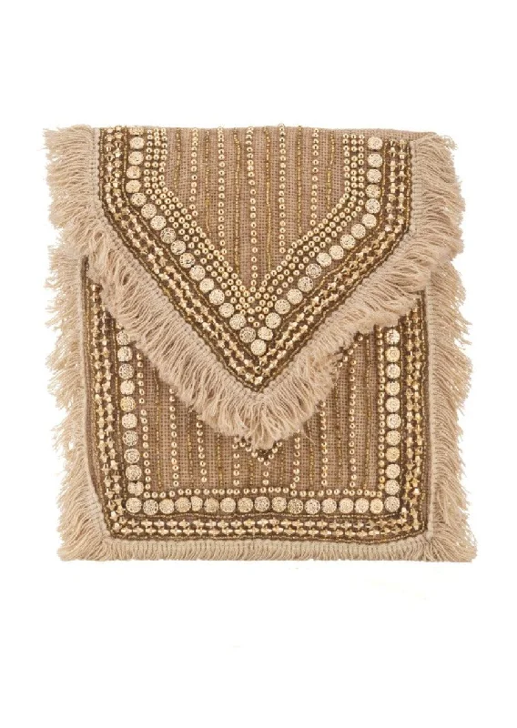 Jute Embellished Crossbody Bag Trendy And Timeless Handbags Now On Sale