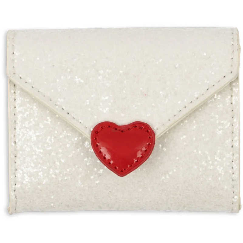 Konges Sløjd Cream Glitter Love Letter Wallet Premium Handbags At Unbeatable Markdowns