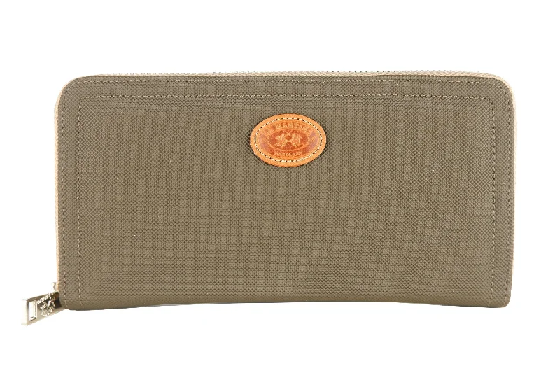 La Martina "Green PVC Women Wallet with Calfskin Accents" Fashionable Bags With Special Seasonal Offers