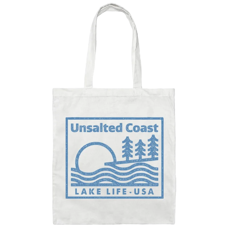 Lake Life Canvas Tote Bag Iconic Handbags At Unbeatable Prices