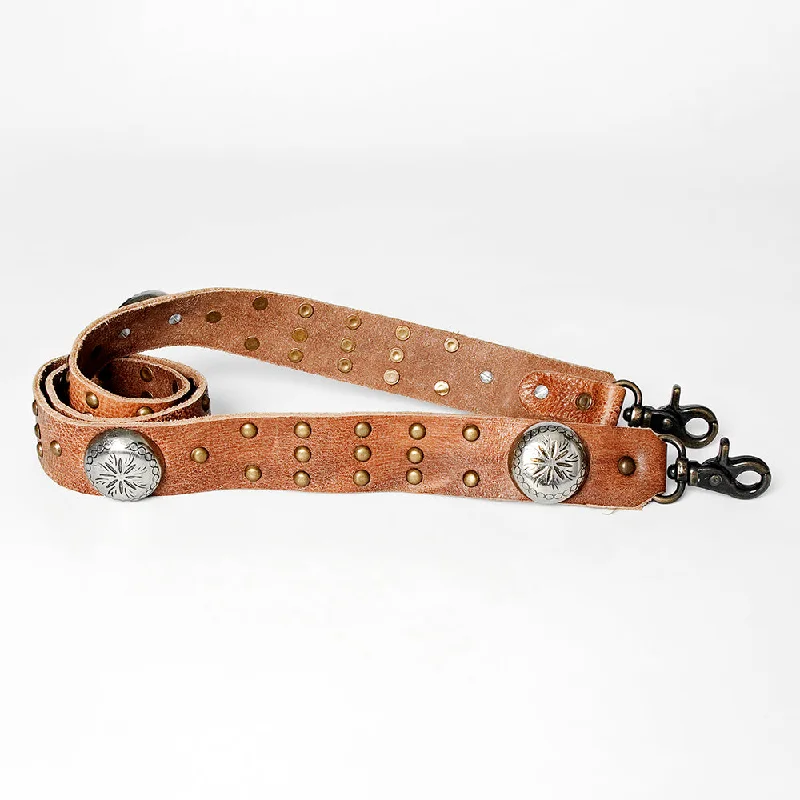 Leather Strap w/ Studs and Domed Conchos Fashion Bags With Huge Discounts