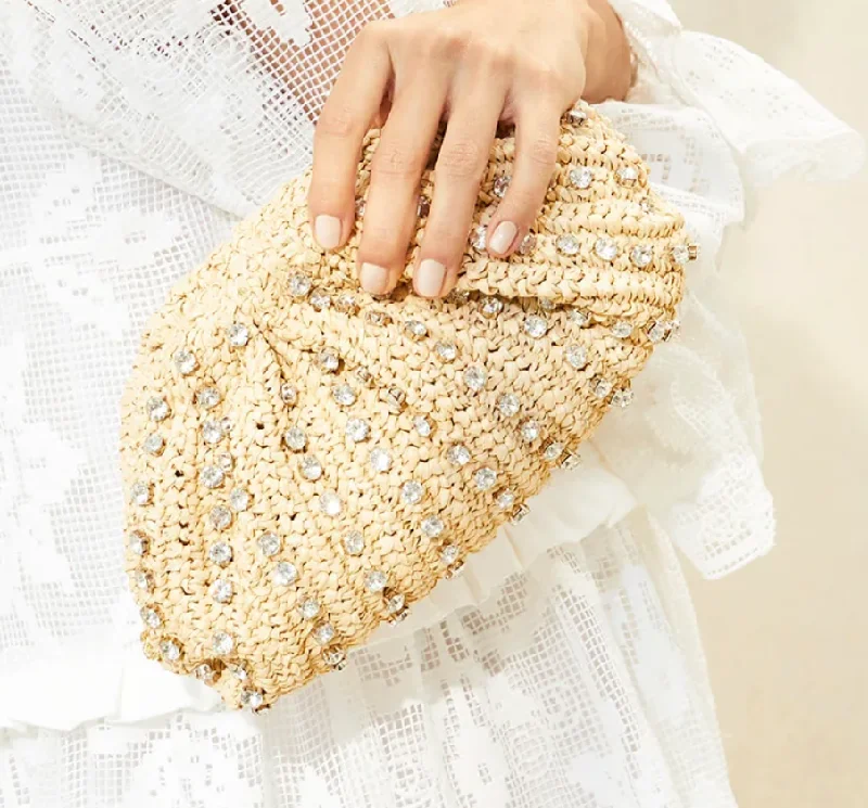 Loeffler Randall Bailey Rhinestone Clutch Trendy Bags, Huge Savings
