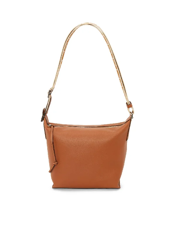 Small Cubi Crossbody bag in smooth and jacquard calfskin Carry Elegance For Less
