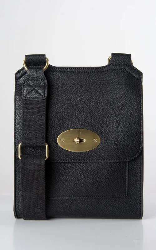 Messenger Bag |  Black Carry Elegance For Less