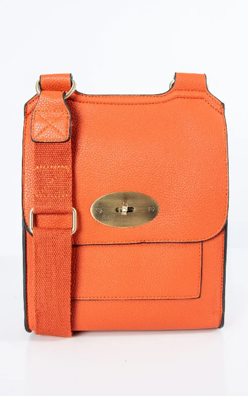Messenger Bag | Orange Classic Totes, Exclusive Deals