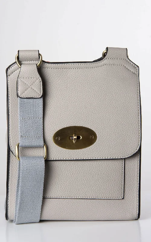 Messenger Bag | Pale Grey Stylish Totes, Special Discounts