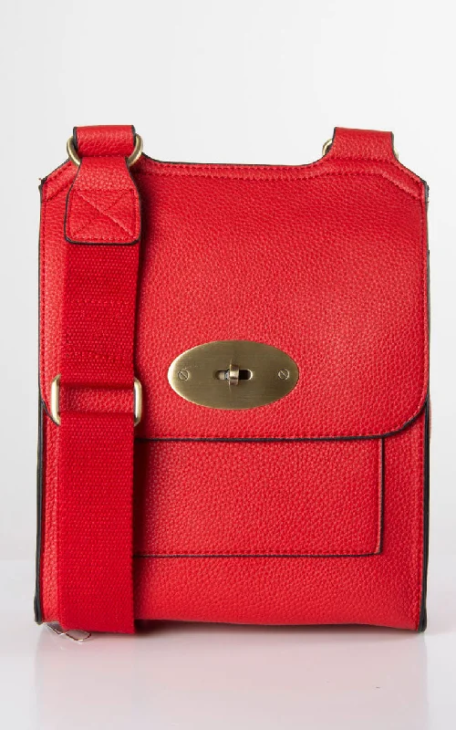 Messenger Bag | Red Trendy Purses, Limited Offer