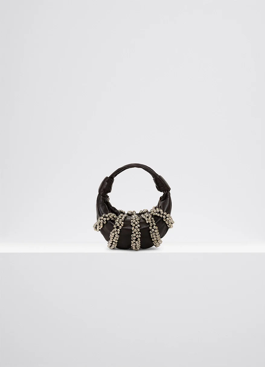 MINI FORTUNE CROISSANT BAG WITH BELLS EMBROIDERIES Must-Have Bags, Big Discounts