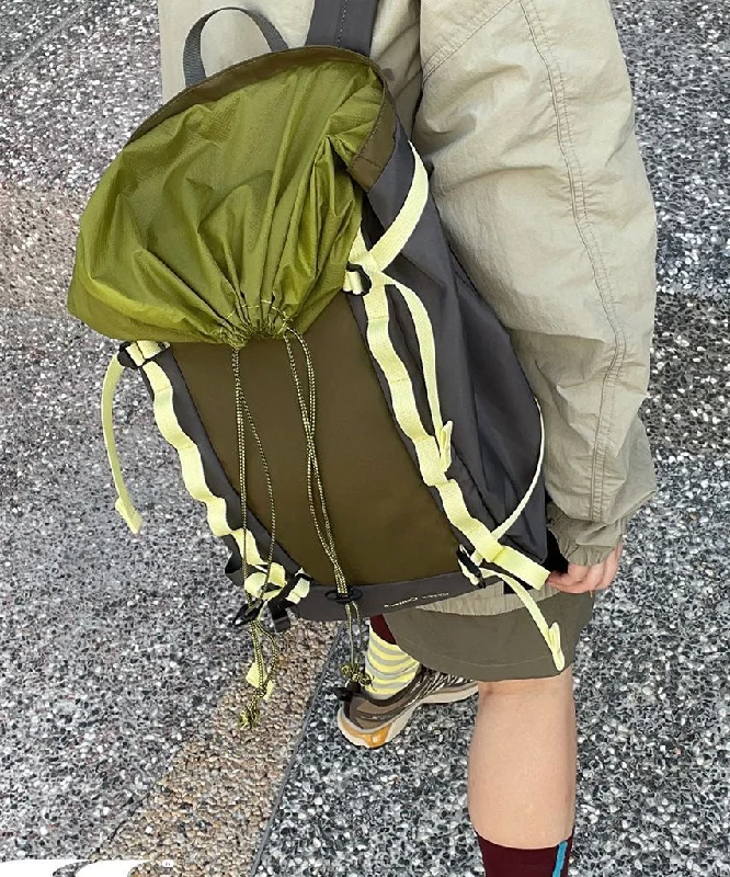 Natural Blackish Green Drawstring Patchwork Outdoors Backpack Bag Flash Sale On Designer Bags Natural Blackish Green Drawstring Patchwork Outdoors Backpack Bag Flash Sale On Designer Bags