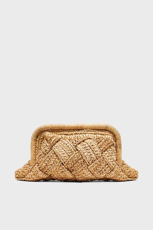 Natural Gigi Framed Clutch Stylish Totes, Exclusive Savings