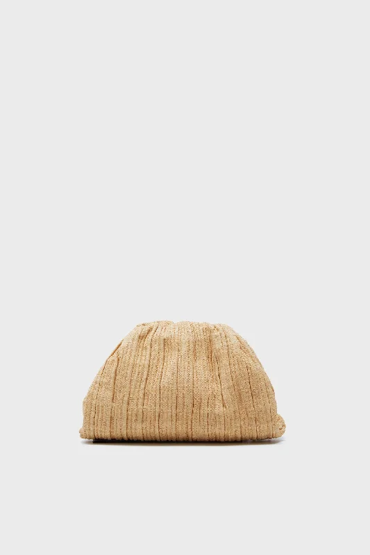 Natural Raffia Bailey Pleated Clutch Upgrade Your Look With Our Bag Sale