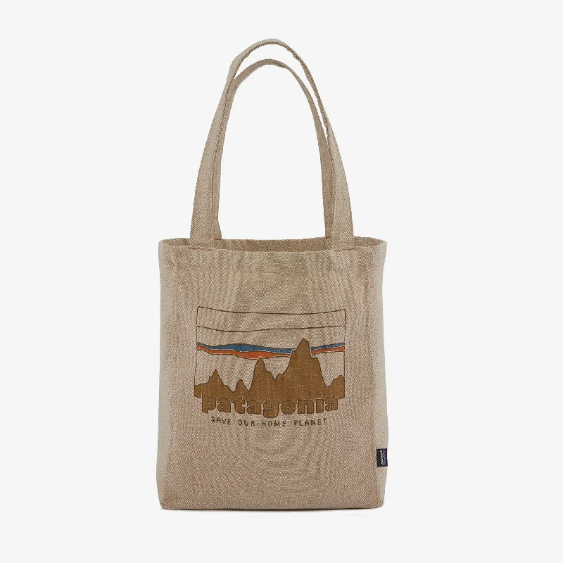 Patagonia Recycled Market Tote Bag-73 Skyline: Classic Tan Fashion Bags, Huge Savings