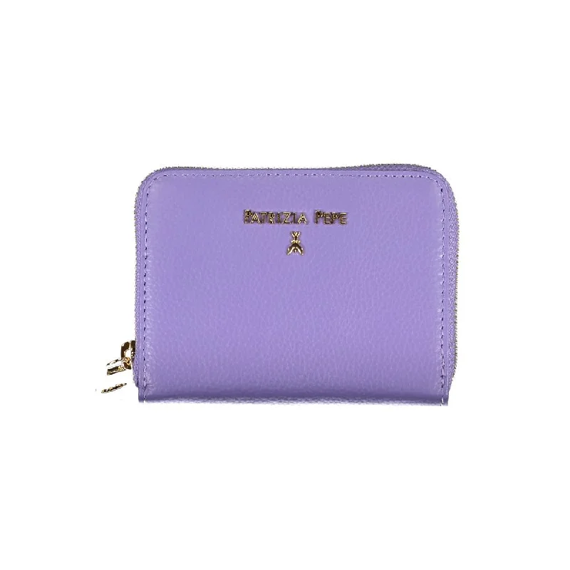Patrizia Pepe Elegant Purple Polyethylene Wallet Everyday Elegance At Lower Prices