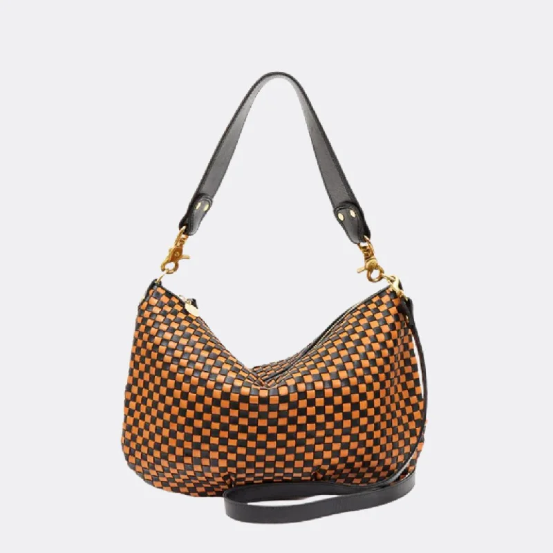Moyen Messenger (Black & Natural Woven Checker) Fashionable Handbags, Limited-Time Deals Moyen Messenger (Black & Natural Woven Checker) Fashionable Handbags, Limited-Time Deals
