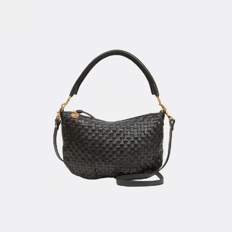 Petit Moyen Messenger (Woven Checker Black) Trendy Purses At Unbeatable Discounts