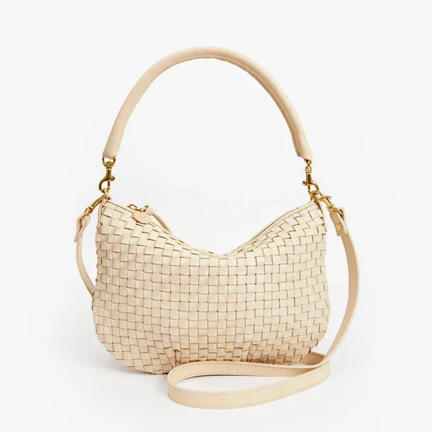 Petit Moyen Messenger (Woven Checker Cream) Fashionable Bags At Must-Have Prices