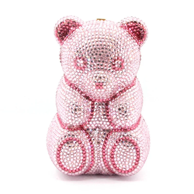 Pink SW Gummy Bear Clutch Statement Handbags At Unbeatable Discounts