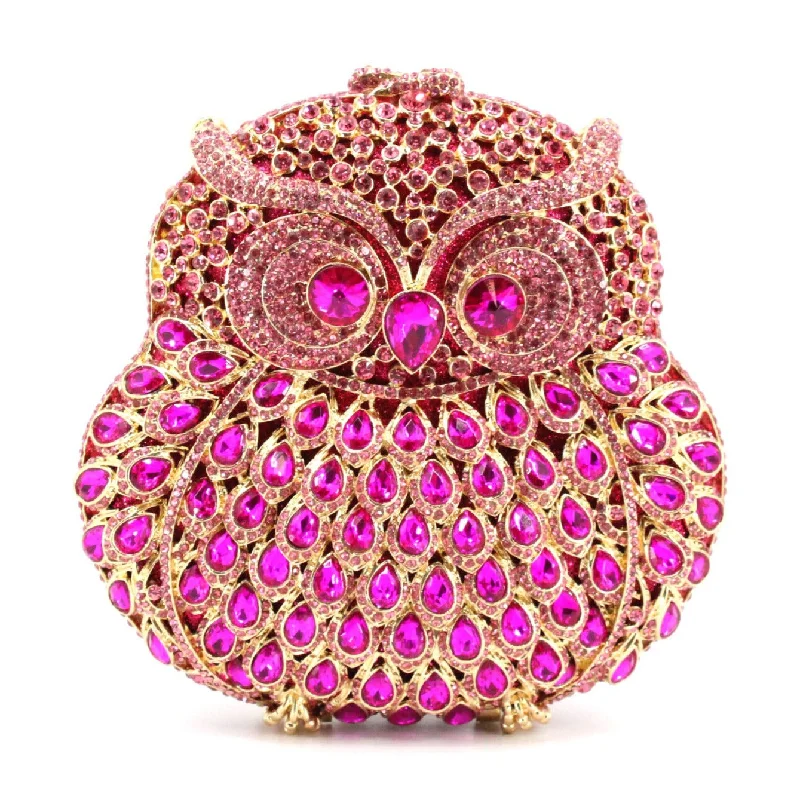 Pink Owl Clutch Premium Quality Bags At Affordable Prices
