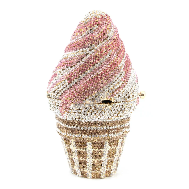 Pink Sundae Clutch High-Fashion Handbags At Reduced Costs