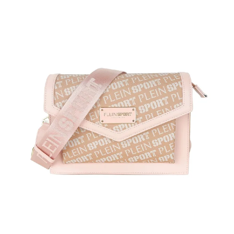 Plein Sport Pink Polyamide Women Crossbody Bag Classic Bags, Exclusive Deals