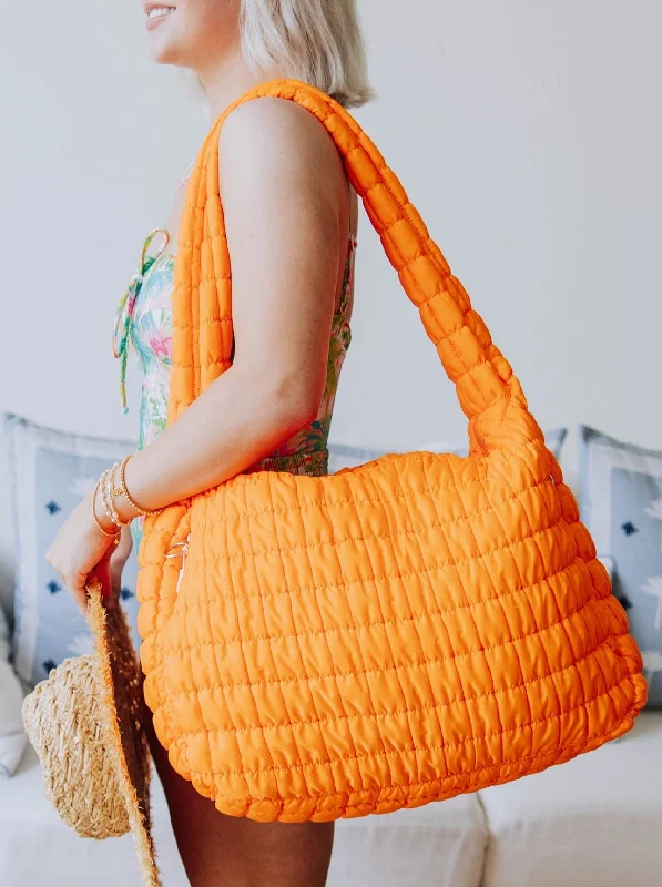Puffer Tote - Solar Flare Luxury Handbags At Budget-Friendly Rates