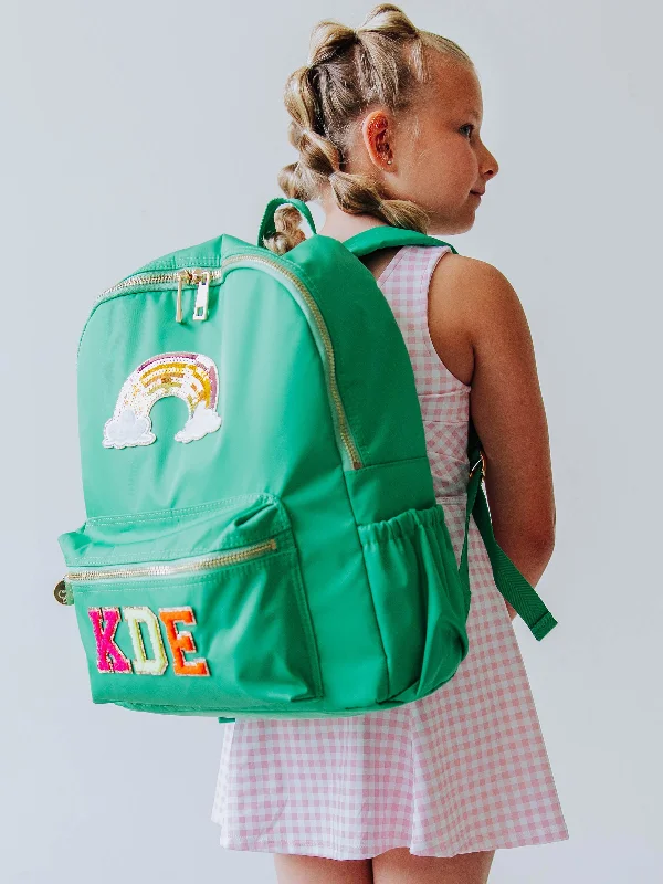 Retro Backpack - Caribbean Green Unmissable Deals On High-Quality Designer Bags